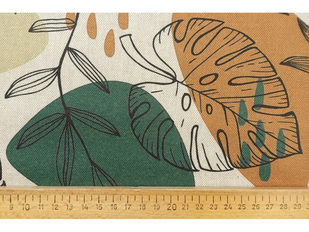 Dekorační látka - Monstera
