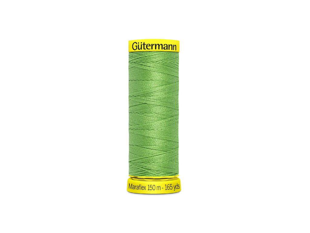 Elastické nitě Gütermann Maraflex 150 m - 154 světle zelená
