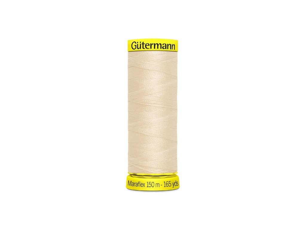 Elastické nitě Gütermann Maraflex 150 m - 169 béžová krémová