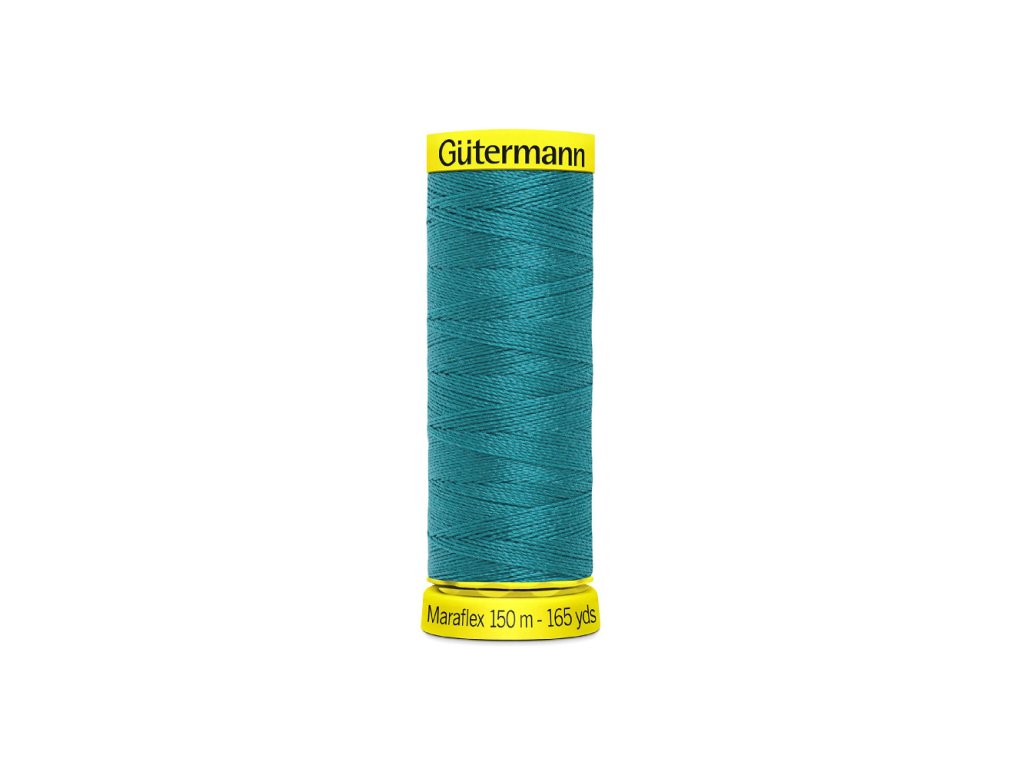 Elastické nitě Gütermann Maraflex 150 m - 189 smaragdová zelená