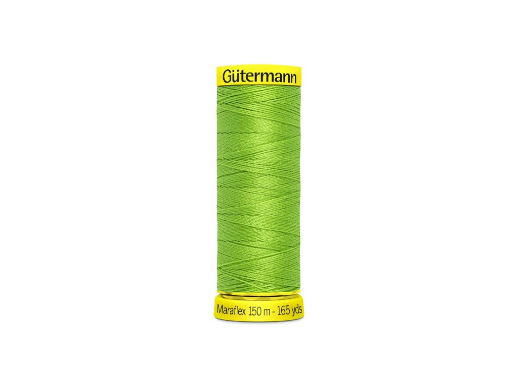 Elastické nitě Gütermann Maraflex 150 m - 336 světle zelená
