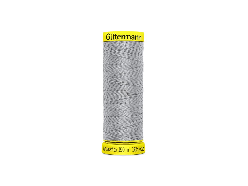 Elastické nitě Gütermann Maraflex 150 m - 38 šedá