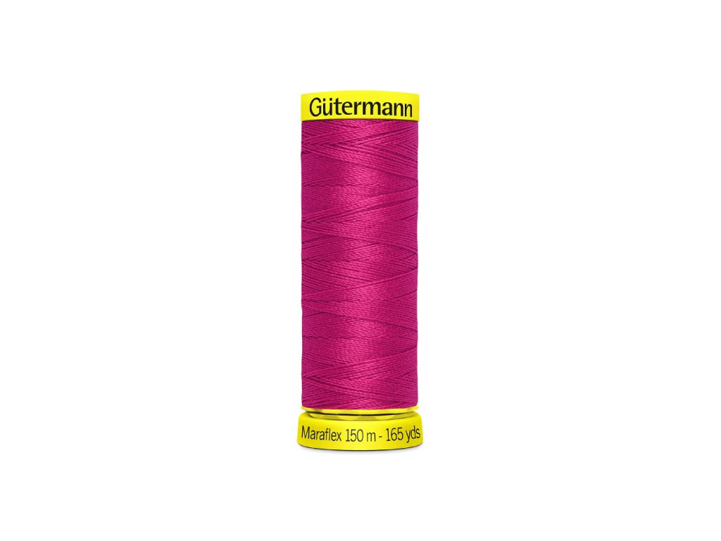 Elastické nitě Gütermann Maraflex 150 m - 382 tmavě růžová pink