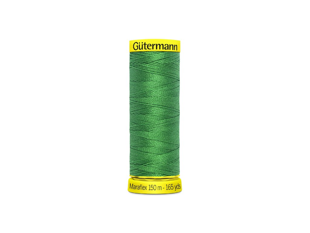 Elastické nitě Gütermann Maraflex 150 m - 396 zelená