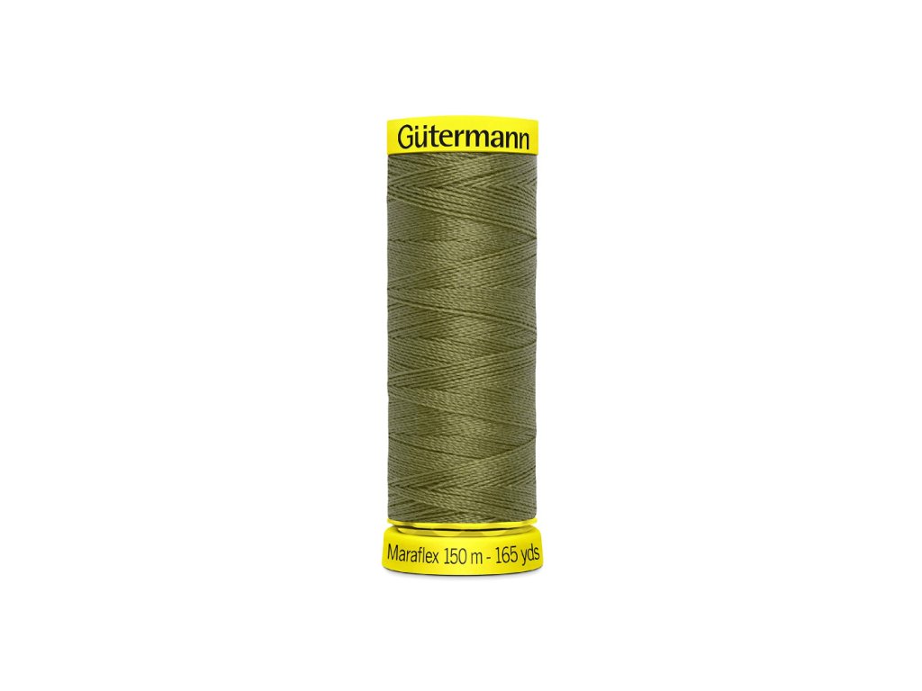 Elastické nitě Gütermann Maraflex 150 m - 432 khaki