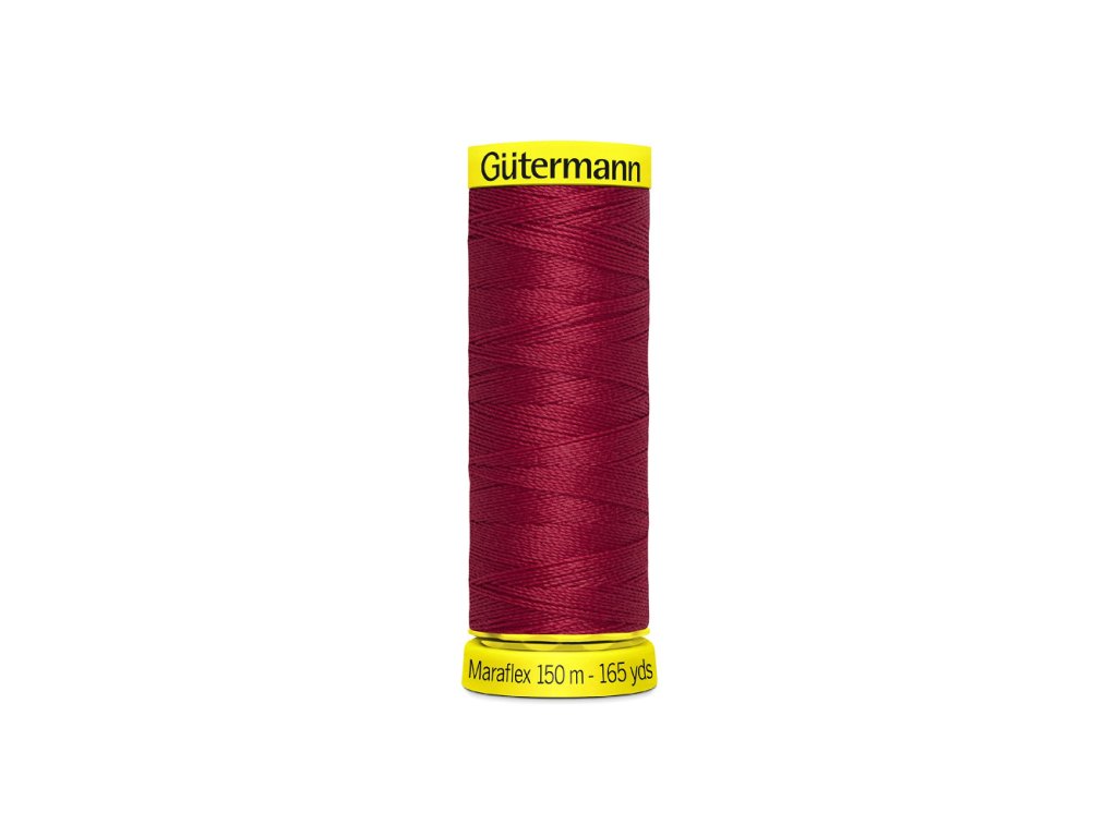Elastické nitě Gütermann Maraflex 150 m - 46 červená