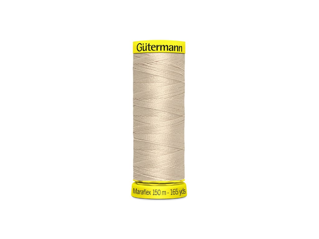 Elastické nitě Gütermann Maraflex 150 m - 722 béžová