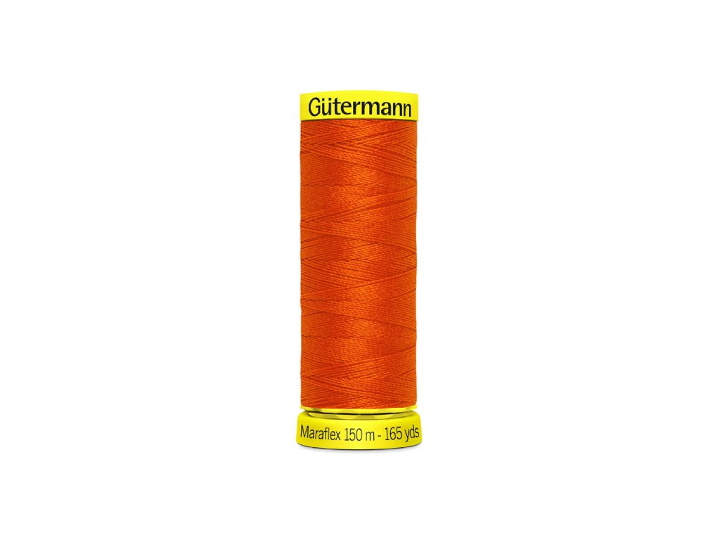 Elastické nitě Gütermann Maraflex 150 m - 351 oranžová