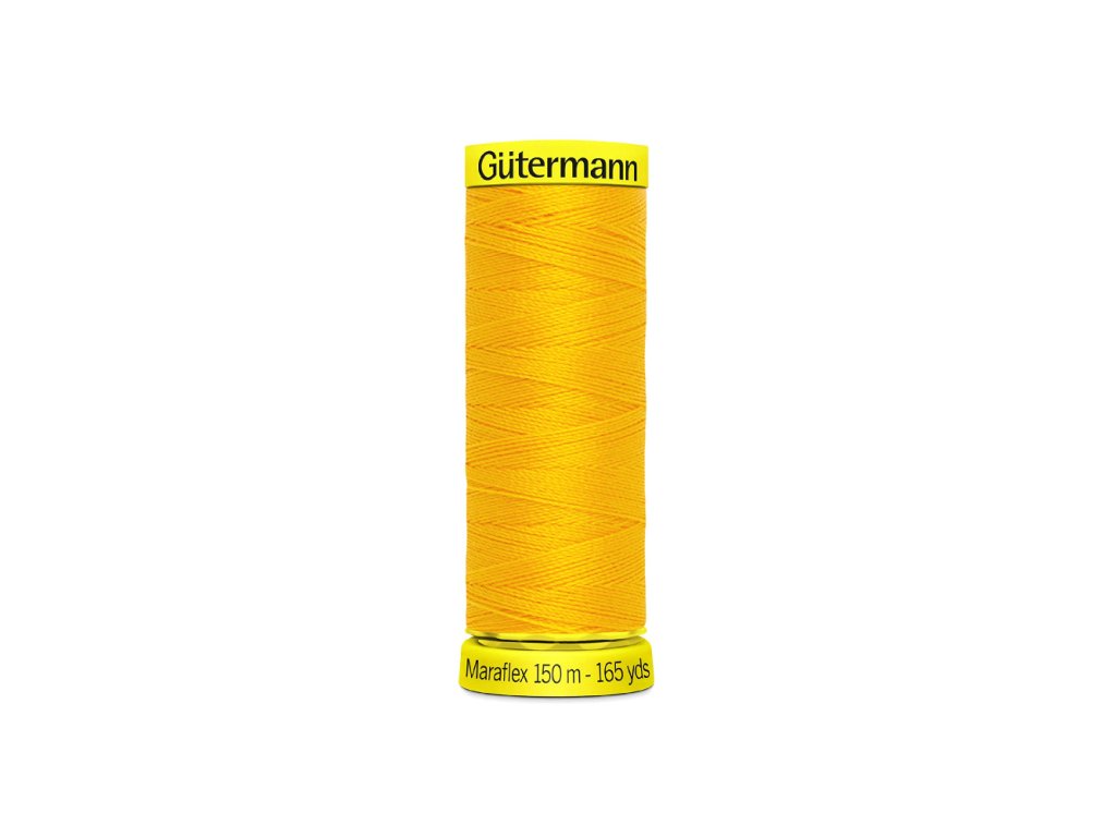 Elastické nitě Gütermann Maraflex 150 m - 417 žlutá