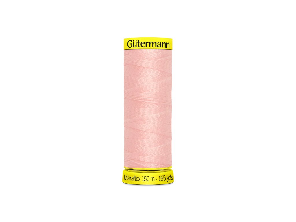 Elastické nitě Gütermann Maraflex 150 m - 659 růžová