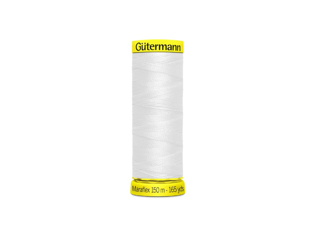 Elastické nitě Gütermann Maraflex 150 m - 800 bílá