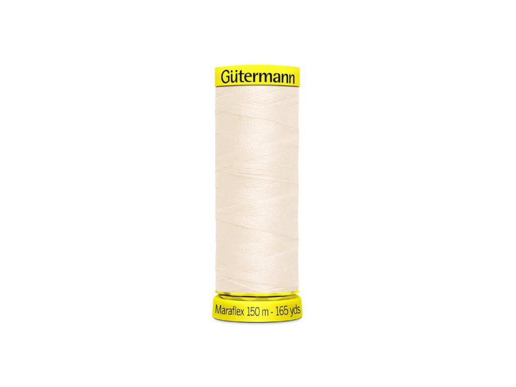 Elastické nitě Gütermann Maraflex 150 m - 802 béžová krémová