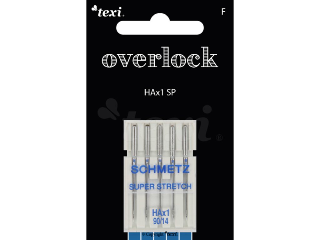 Jehly pro overlocky TEXI OVERLOCK HAx1 SP 90