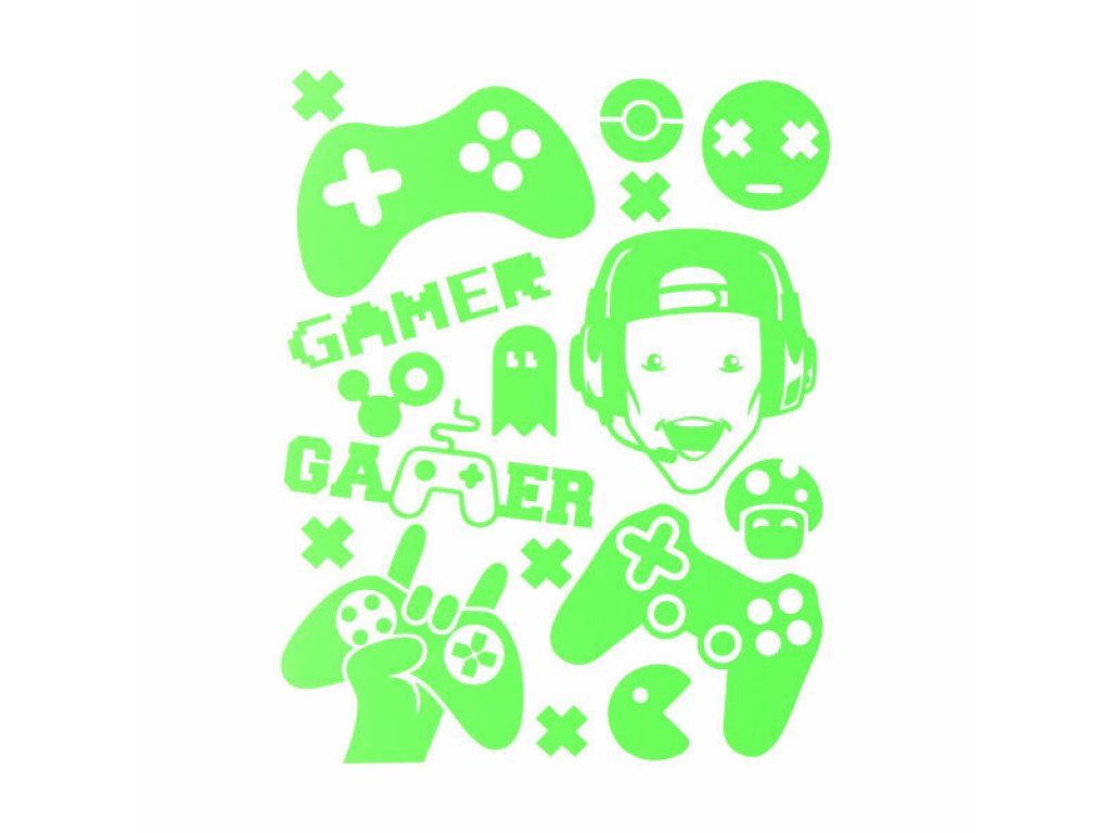 Nažehlovací obrázky - gamer