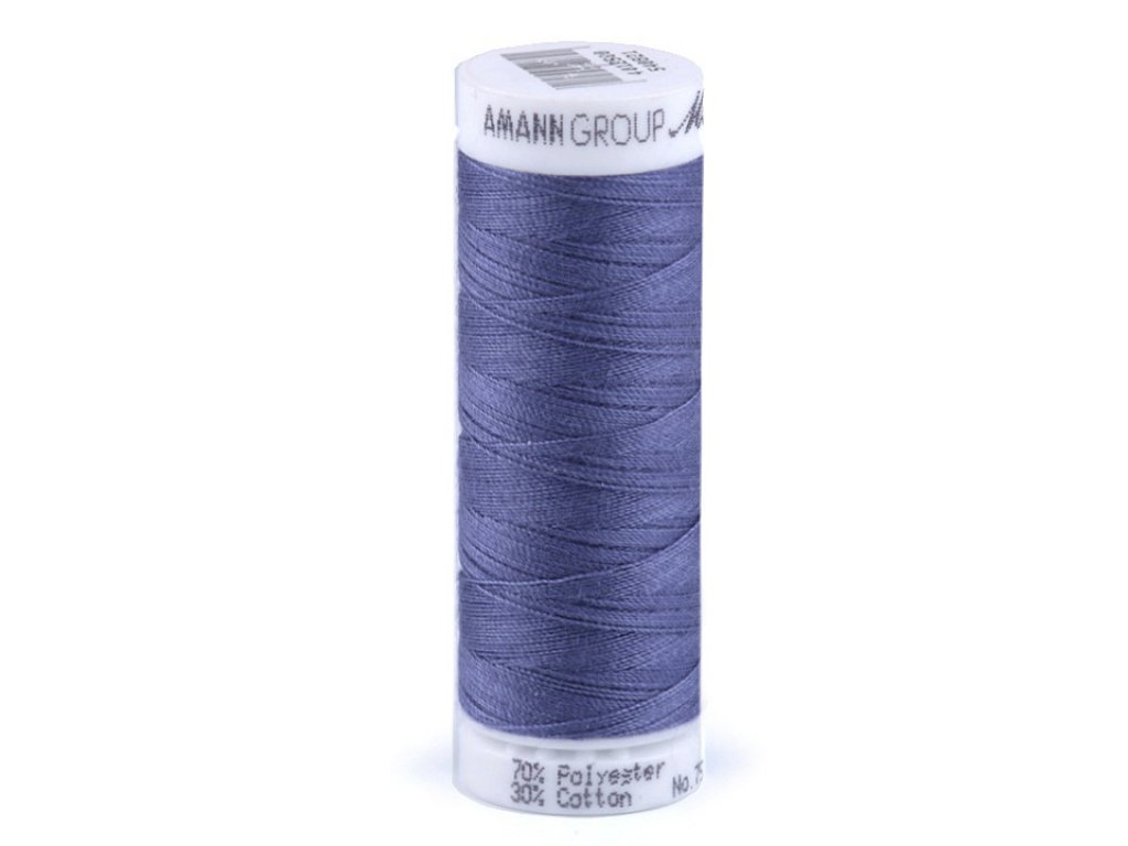 Nitě Denim 100 m - modrá jeans 3624