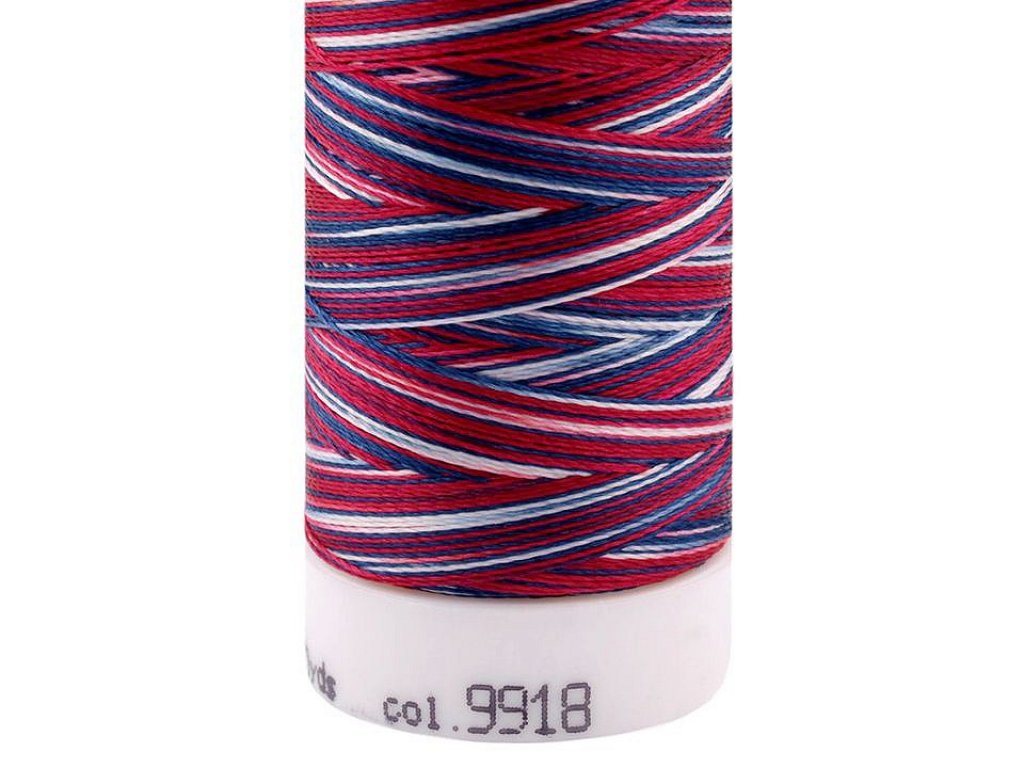 Nitě Poly Sheen Multi Mettler 9918 - Multicolored