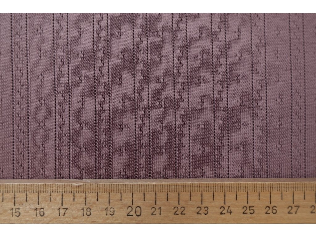 Pointoille úplet pruhy - mauve