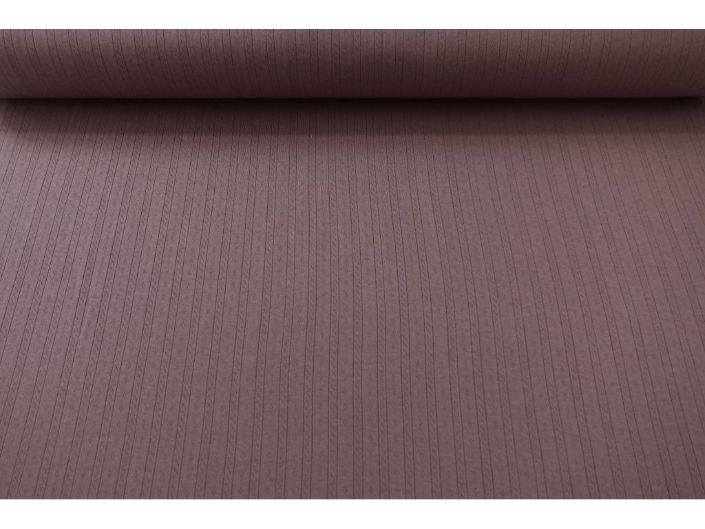Pointoille úplet pruhy - mauve