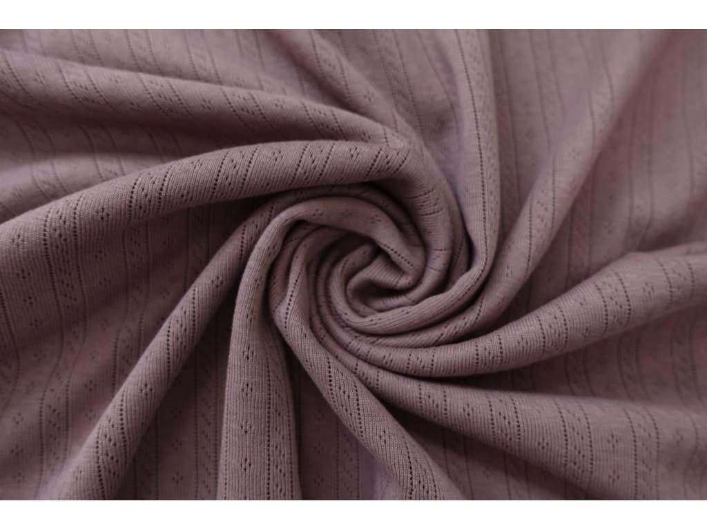 Pointoille úplet pruhy - mauve