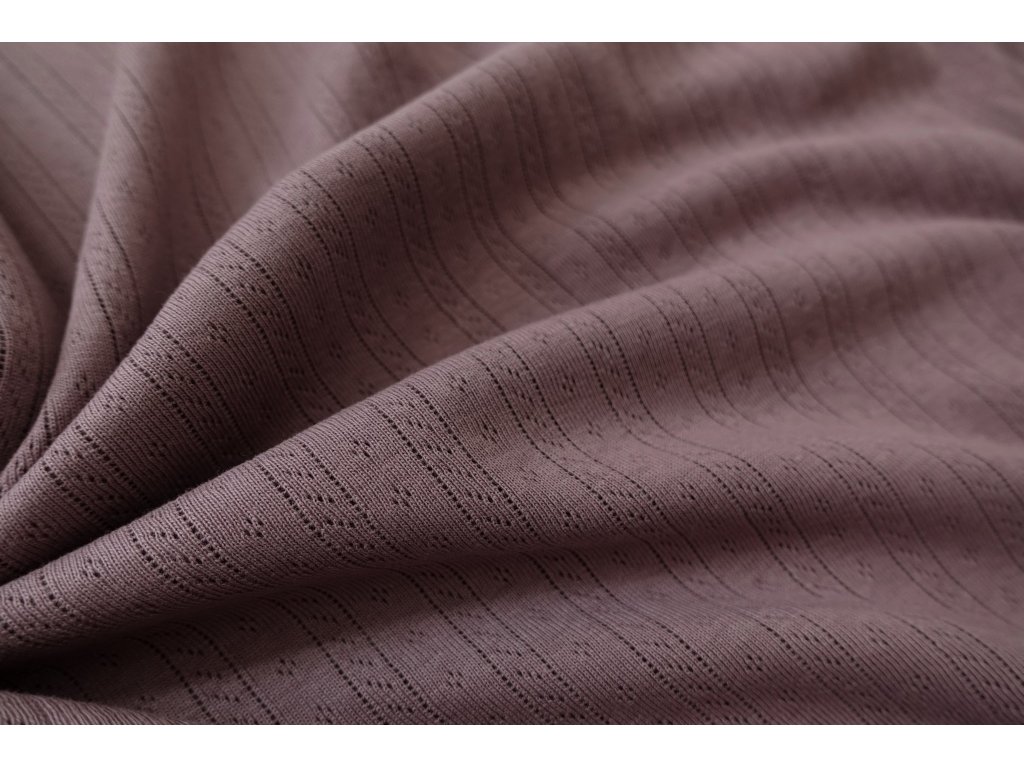 Pointoille úplet pruhy - mauve - II. jakost - 0,19 m