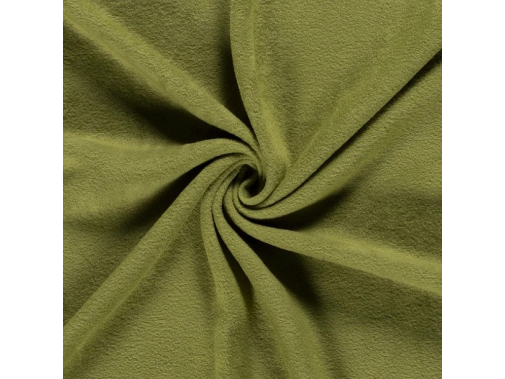 Polar fleece - olivová