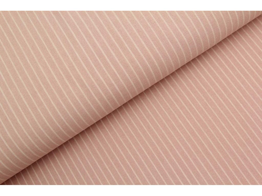 Pruhy - dusty pink