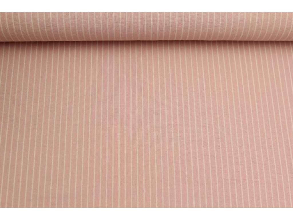 Pruhy - dusty pink