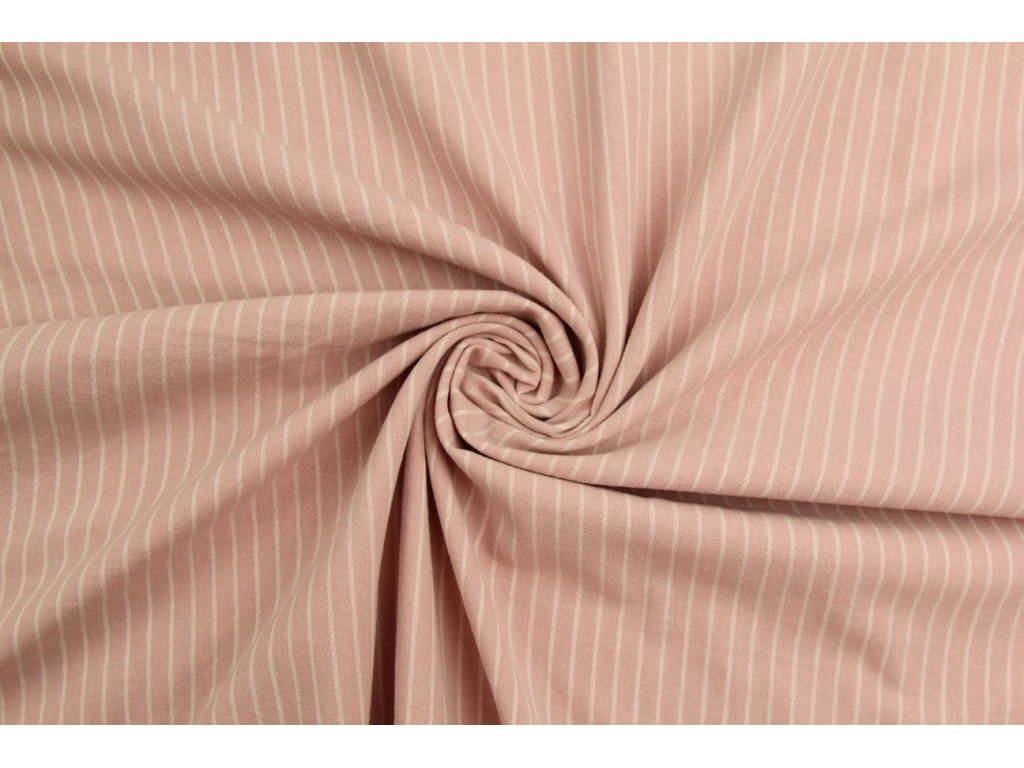 Pruhy - dusty pink