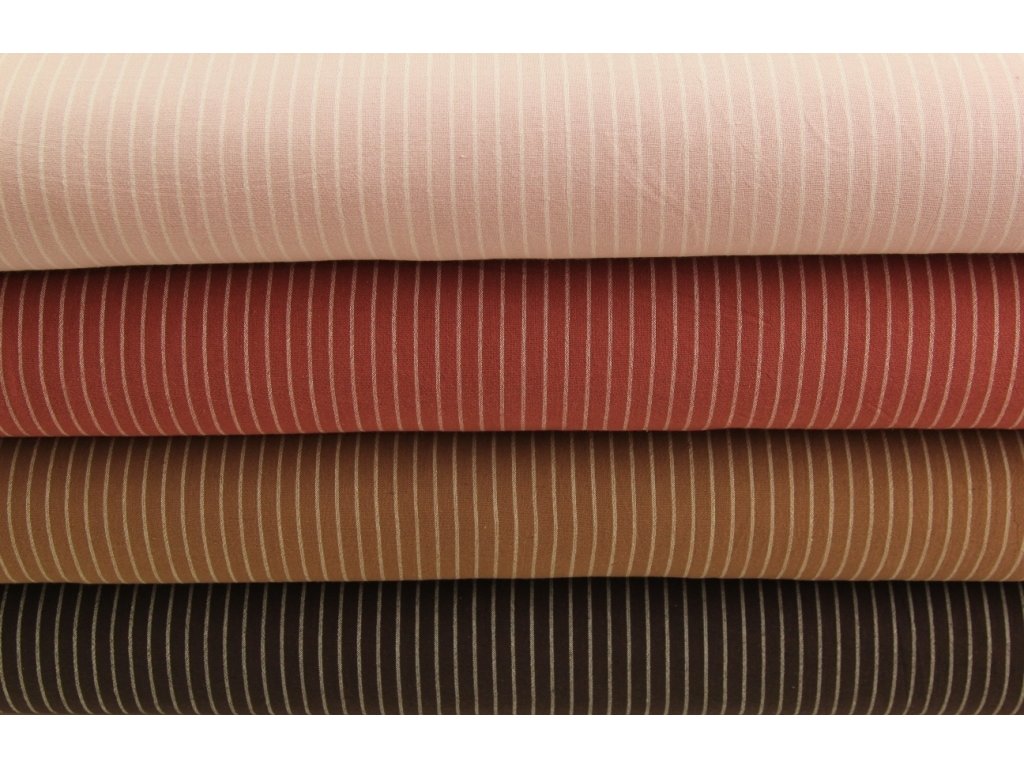 Pruhy - dusty pink