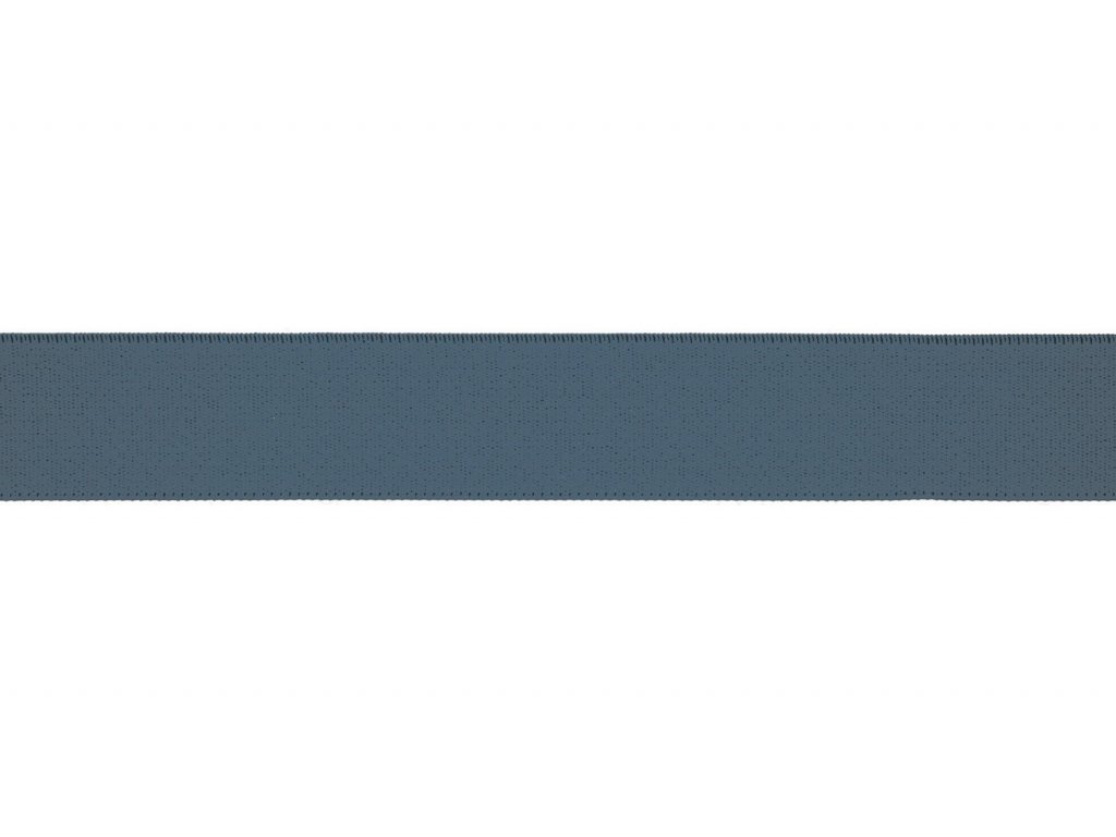 Pruženka 25mm - denim - 0,55 m