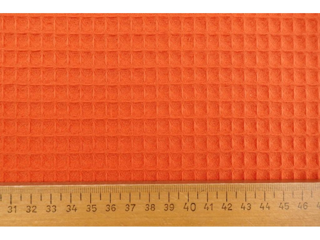 Vafle - oranžová - 0,5 m