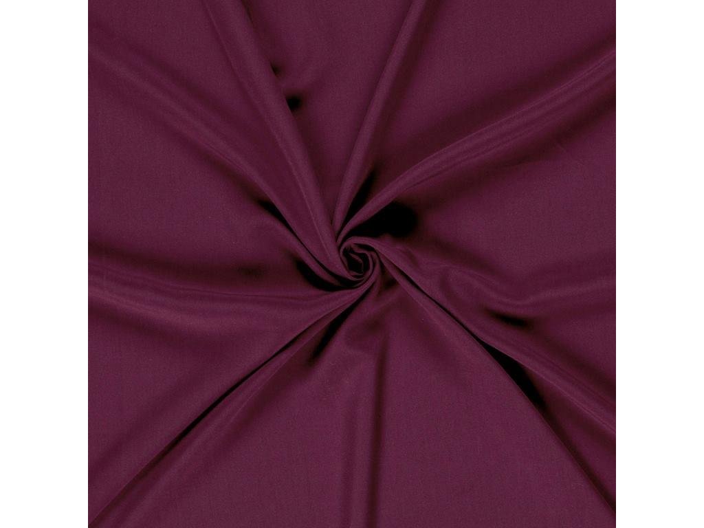 Viskóza jednobarevná - burgundy