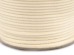 Oděvní PES šňůra 4 mm - vanilková