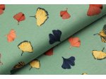 Viskózový úplet - Ginko - mint