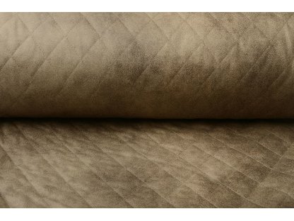 Alcantara / imitace broušené kůže - prošev - taupe