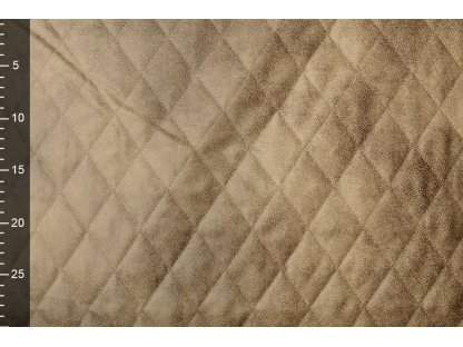Alcantara / imitace broušené kůže - prošev - taupe