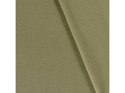 Bavlněný fleece - khaki