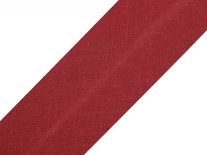 Bavlněný šikmý proužek - 300641 vínový - 0,6 m