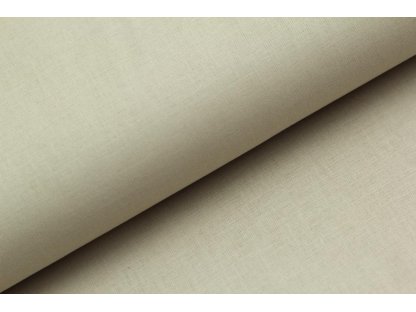 Jednobarevná bavlněná látka / plátno - cement (128)