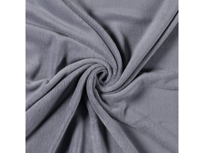 Coral fleece - šedý - 0,6 m