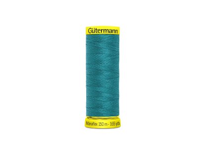 Elastické nitě Gütermann Maraflex 150 m - 189 smaragdová zelená