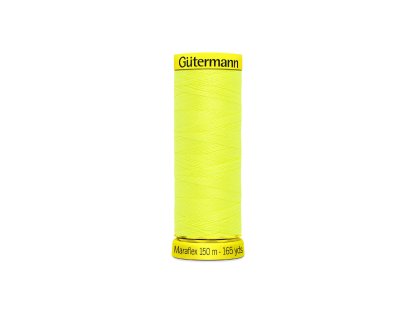 Elastické nitě Gütermann Maraflex 150 m - 3835 neonová žlutá