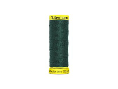 Elastické nitě Gütermann Maraflex 150 m - 472 tmavě zelená