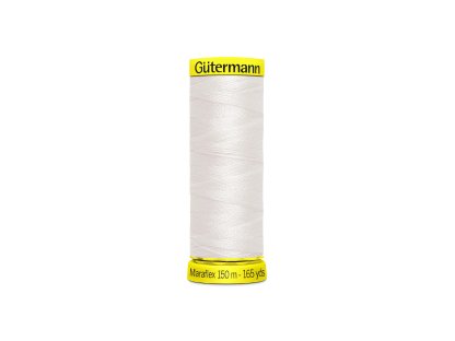 Elastické nitě Gütermann Maraflex 150 m - 111 bílá slonová kost