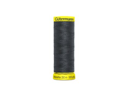 Elastické nitě Gütermann Maraflex 150 m - 150 šedá antracitová