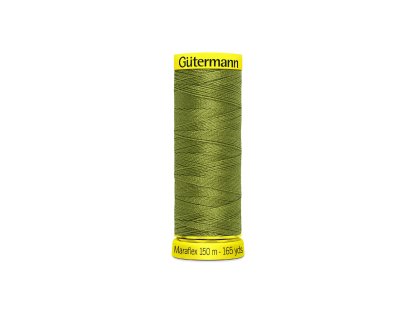 Elastické nitě Gütermann Maraflex 150 m - 582 khaki