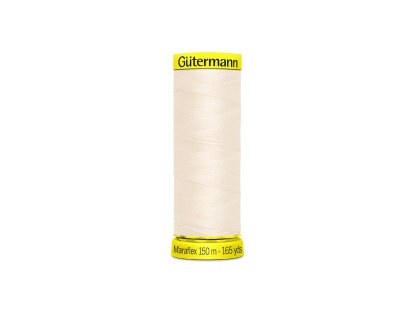 Elastické nitě Gütermann Maraflex 150 m - 802 béžová krémová
