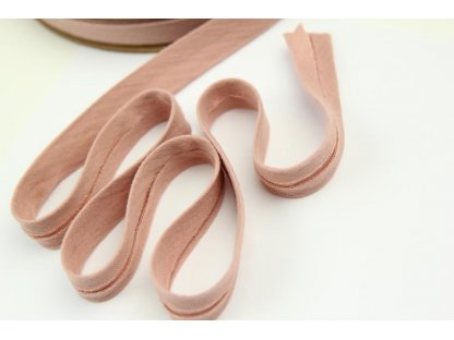 Gázový lemovací proužek - dusty rose - 0,85 m