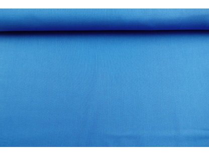 Jednobarevná bavlněná látka / plátno - modrá jeans (18-4140) - 0,36 m