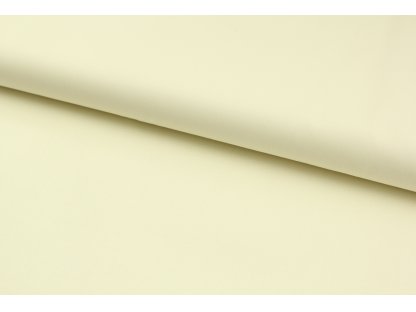 Jednobarevná bavlněná látka / plátno - smetanová (1377) - 0,53 m 2